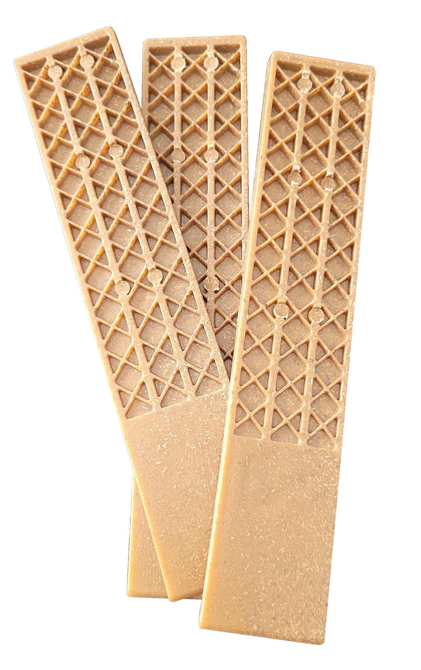 shims, texture side faced up
